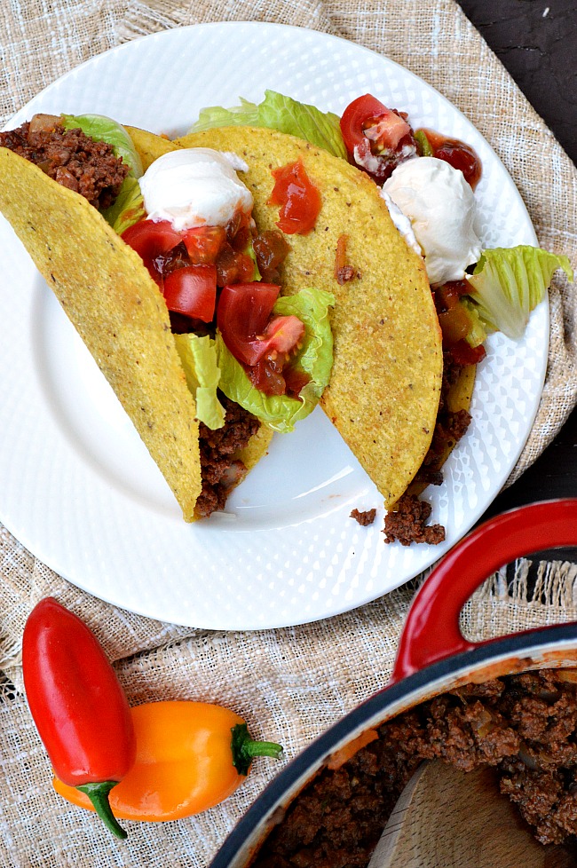 Gluten Free Quick and Easy Taco Meat - Breezy Bakes