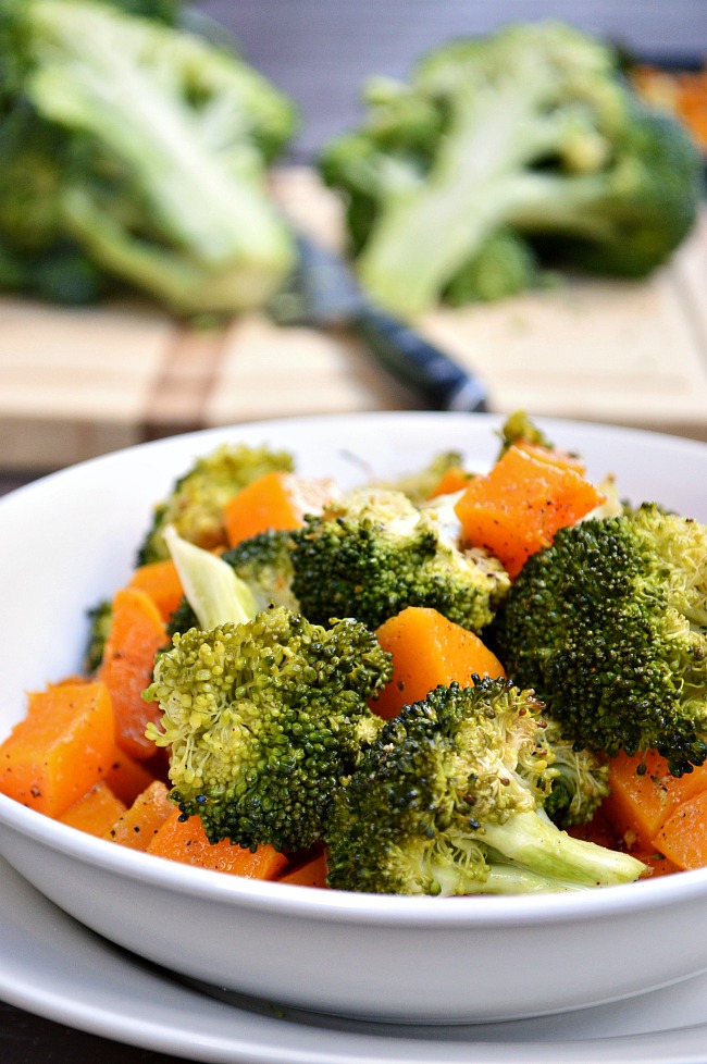 Roasted Broccoli and Butternut Squash - Breezy Bakes