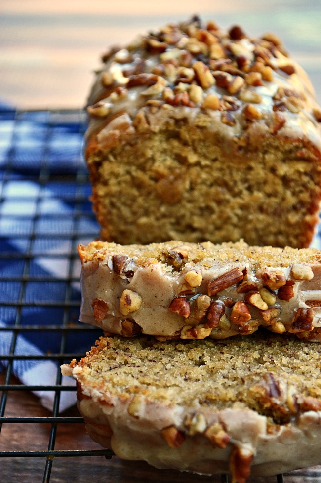 Gluten Free Maple Cinnamon Banana Bread - Breezy Bakes